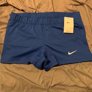 Nike Women's Deep Blue Athletic Shorts